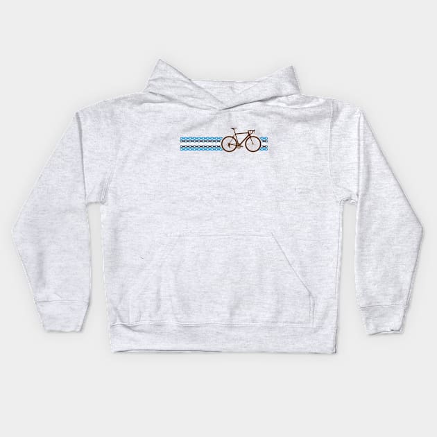 Bike Stripes AG2R La Mondiale (Chain) Kids Hoodie by sher00